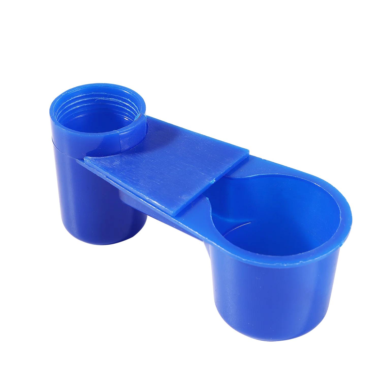 5 pcs Birds Docking drinking Bottle 2.8 cm Quail Waterer Bird cups Blue water drinking Bird equipment