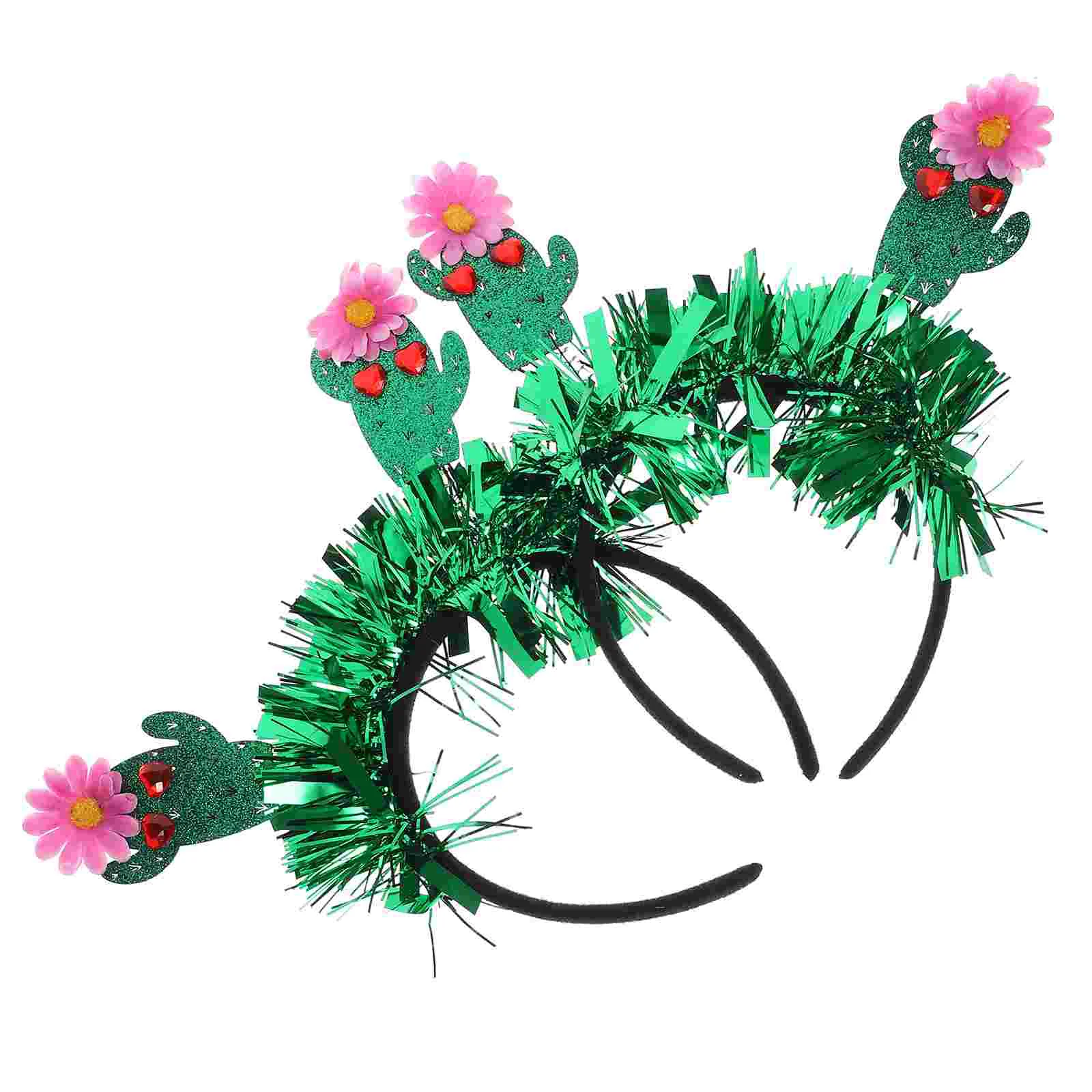 

2 Pcs Cosplay Hair Accessories Band Party Headband Miss Women' Felt Cloth Funny Headbands Carnival