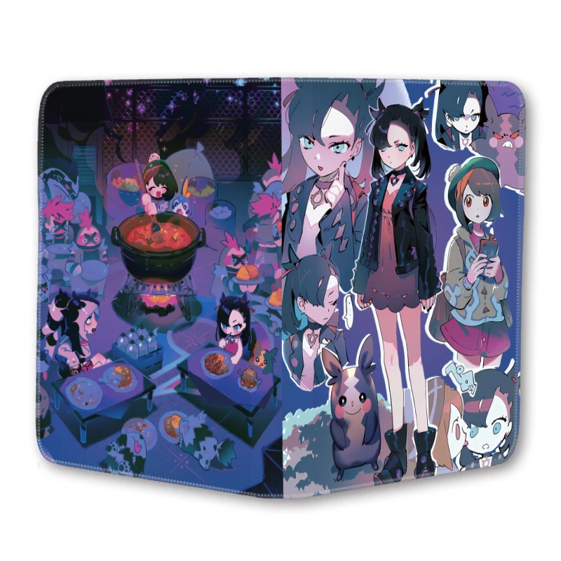 

9 Pocket Anime Card Albums Premium Binder with Zipper for 360 Cards - Side Loading Pockets for Trading Card Games TCG