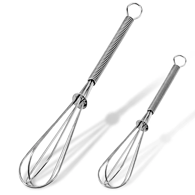 Leeseph Wire Whisks, 5in 7in 8in Stainless Steel Kitchen Mini Whisk & Egg  Beater for Cooking, Blending, Beating and Stirring - AliExpress