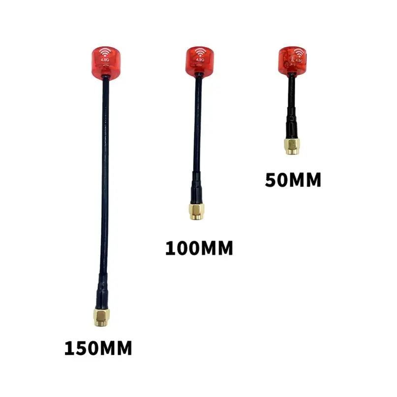 Antenne FPV 4.9G RPSMA/SMA/MMCX 60-150mm pour Drone