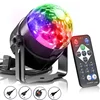 LED Stage Disco Light Rotating DJ Ball Strobe Remote Sound Control Magic Dance Car RGB Christmas Gift Party Club Laser Show Lamp
