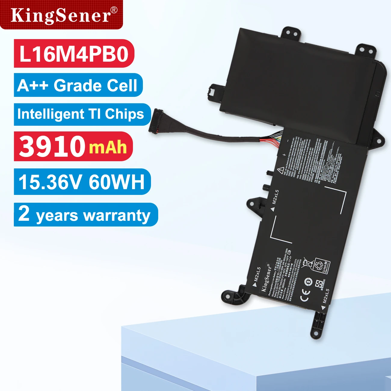 Kingsener-bateria do Portátil para Lenovo Legion L16m4pb0 Y72015ikb Série 80y40003cd 5b10m33724 L16s4tb0 5b10m33723 15.36v 60wh