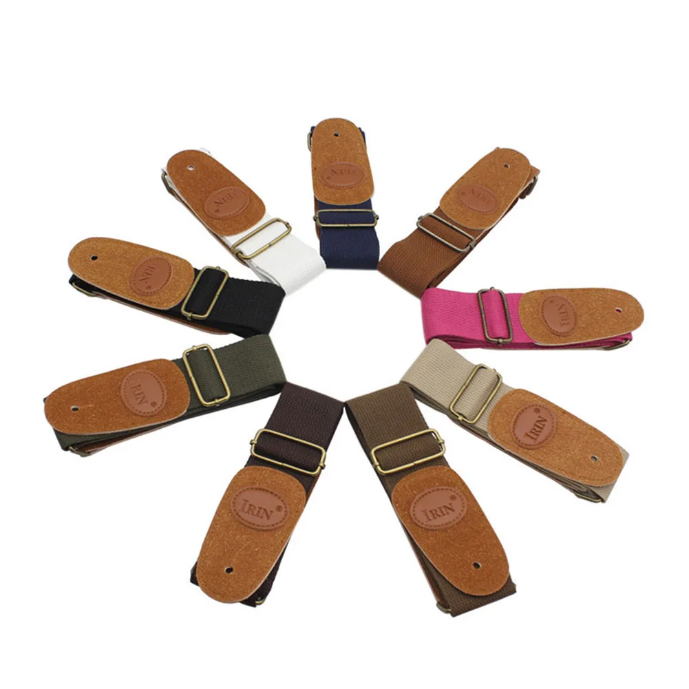 

1pc Guitar Strap Pure Cotton Widened Thickened Reduce Shoulder Pressure 7 Colors Available Guitar Belt Adjustable 88-147CM