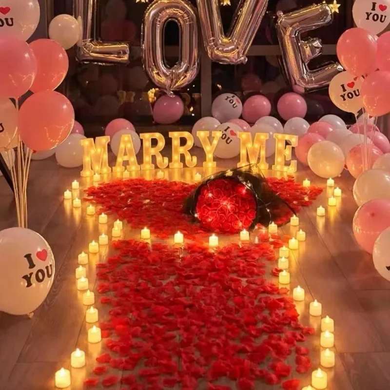 Artificial Plants Artificial Flowers Artificial Rose Petals Artificial Rose Artificial Flower 6000/100Pcs Artificial Fake Rose Petals Colorful Red White Gold Roses Petal Flowers for Romantic Wedding Party Favors Decoration