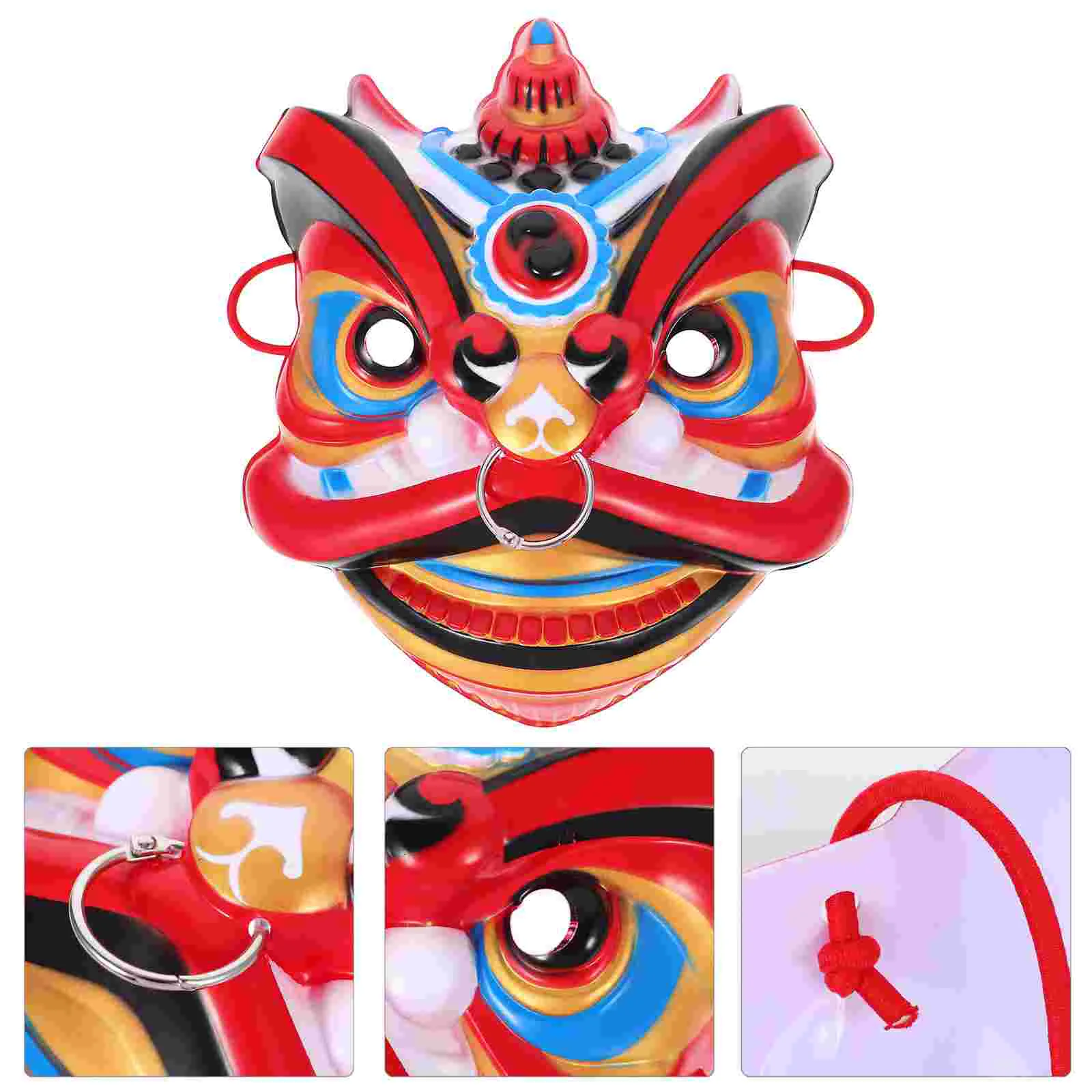 

Chinese Dragon The Outfit Dancing Lion Mask Spring Festival Party Favor Oriental Opera Performance Masks 2024 New Year Party