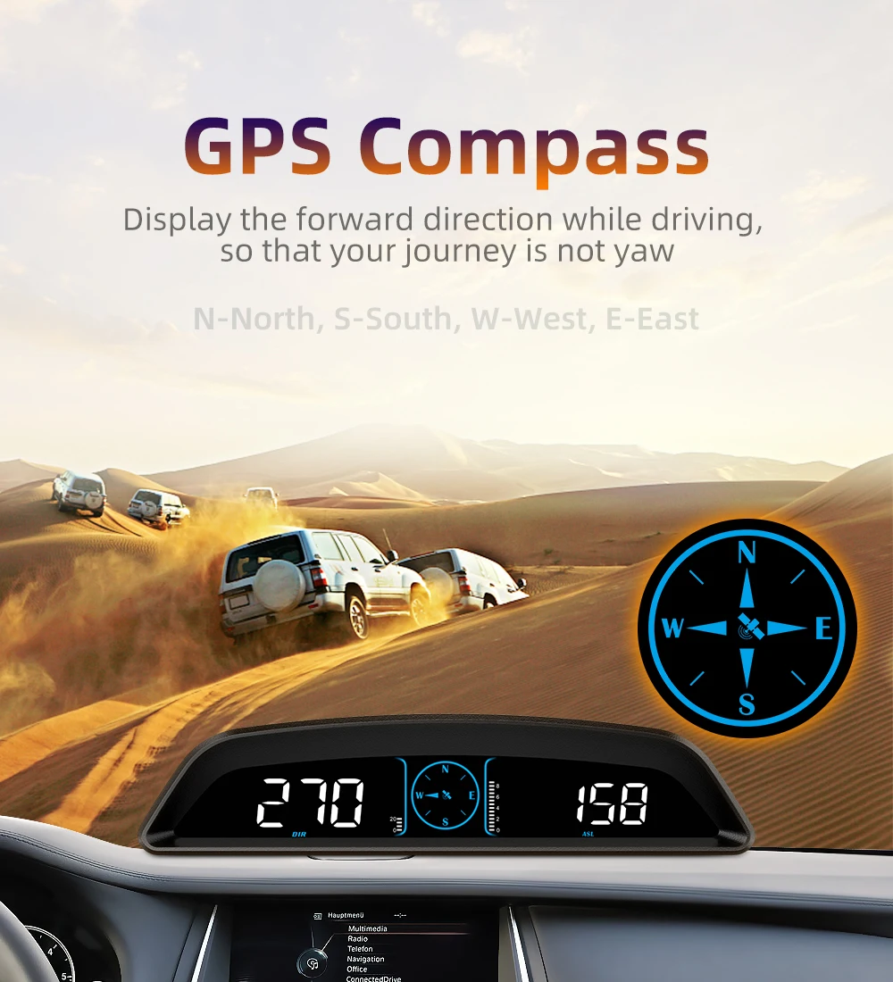 G3 ڵ HUD GPS  ÷ ڵ  ӵ, ħ ð ,  Ÿ  溸  ׼