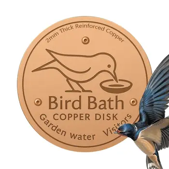 Copper Bird Bath Disk 1