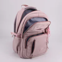 Girls School Bag With pendant Nylon Backpack Travel Rucksack Multi Pockets Waterproof Casual Simple Style Schoolbag for Teenager 2