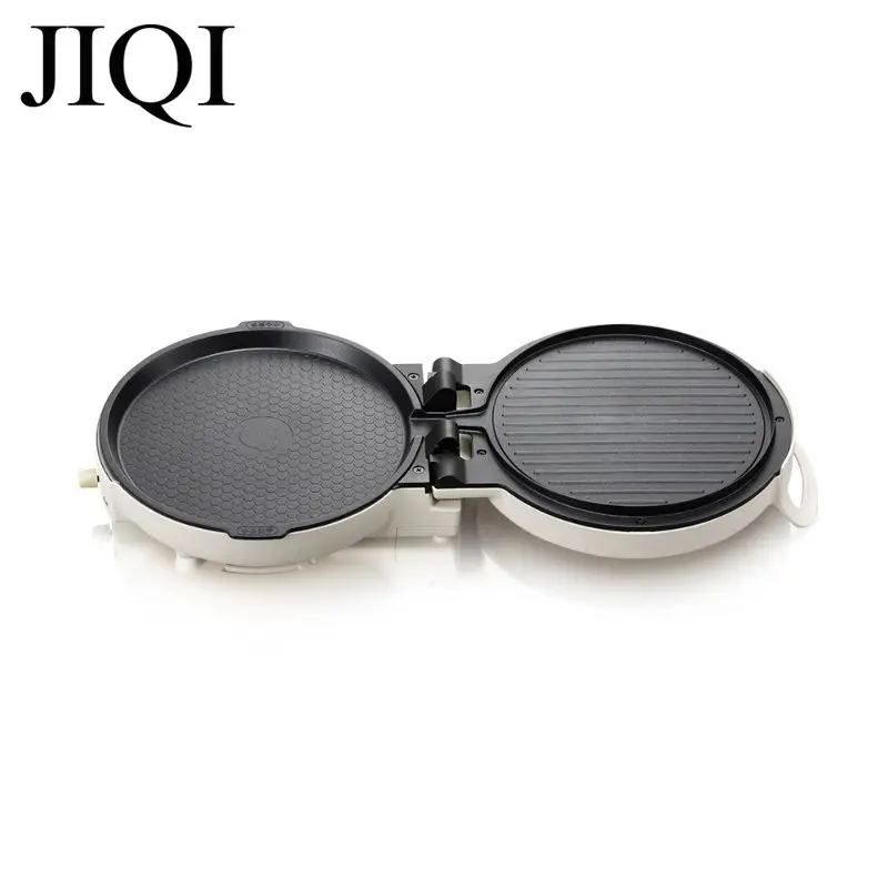 JIQI Household Double Side Heating Baking Pan Electric Skillet Frying Pan Crepe Pancake Maker Automatic Pizza Machine BBQ Tool 3