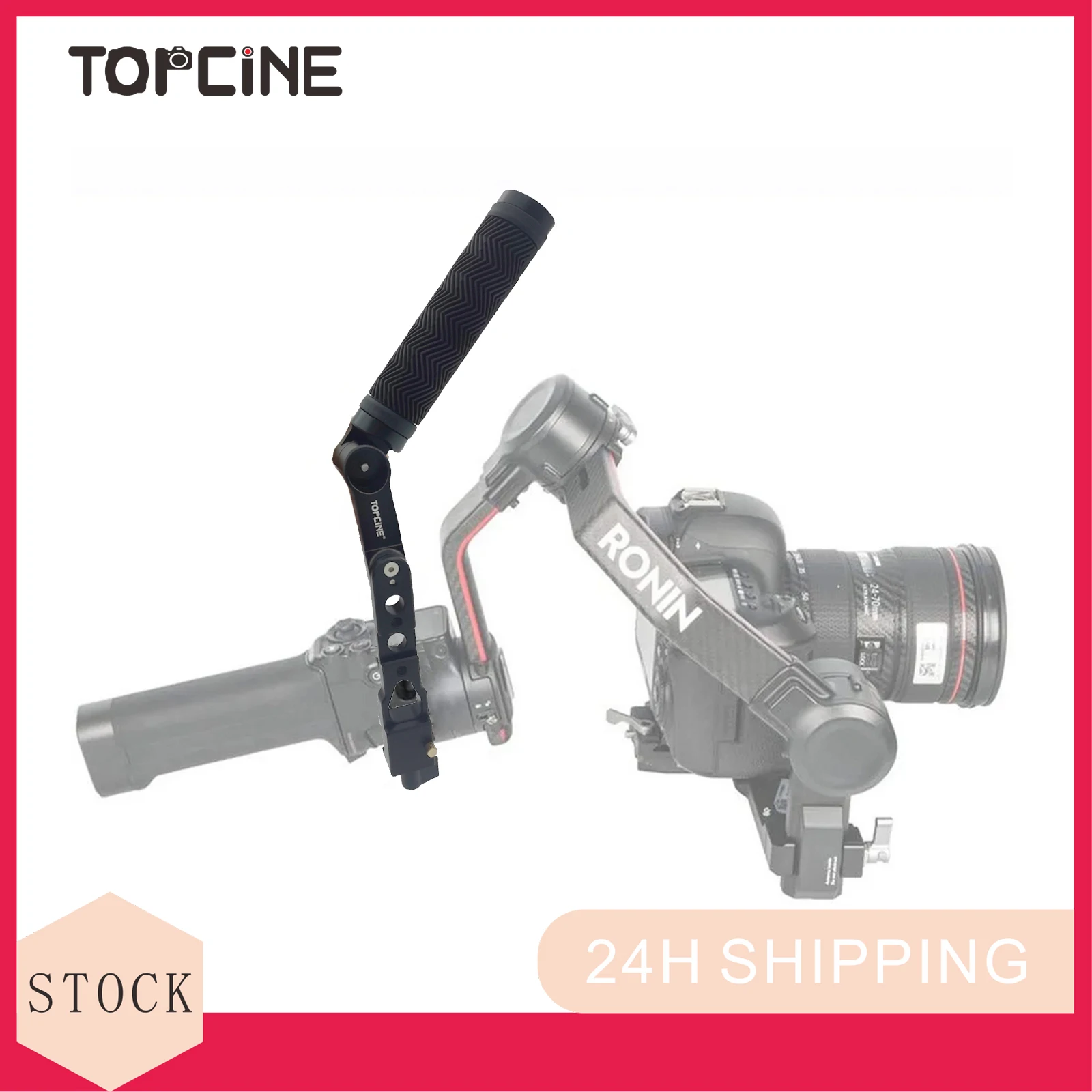 

Topcine Adjustable Sling Handheld Extension L Bracket Compatible for DJI Ronin RS3 Mini/RS3/RS3 Pro/RS 2/RSC2 Gimbal Stabilizer