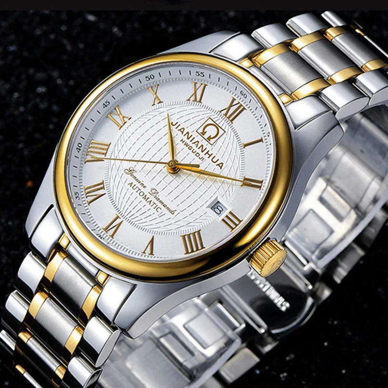 Reloj Hombre CARNIVAL Mechanical Business Watch for Men Brand Luxury Sapphire Glass Automatic Wristwatch Waterproof Montre Homme