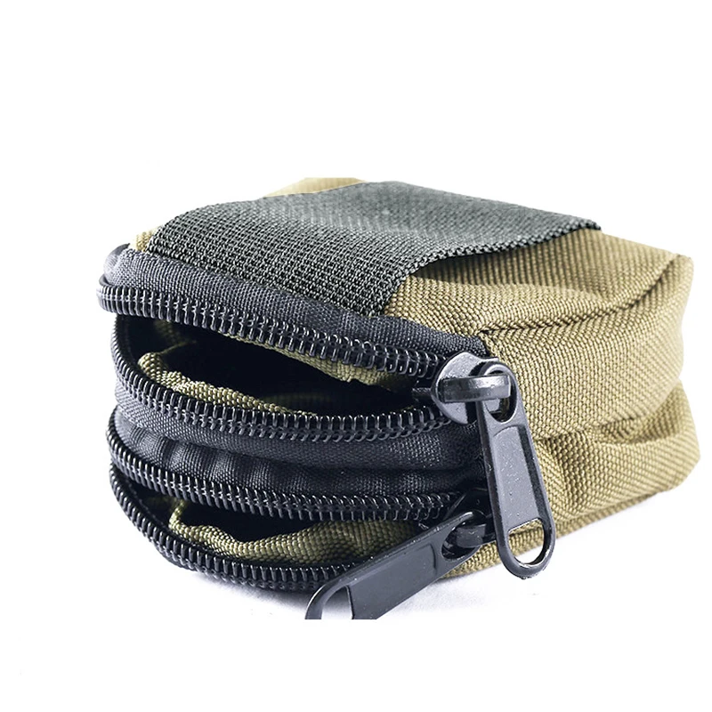 Outdoor Camping Pouches Waist Bag Functional Bag Key Coin Sport Purses Portable Small Purse 1pcs key case coin purse key organizer