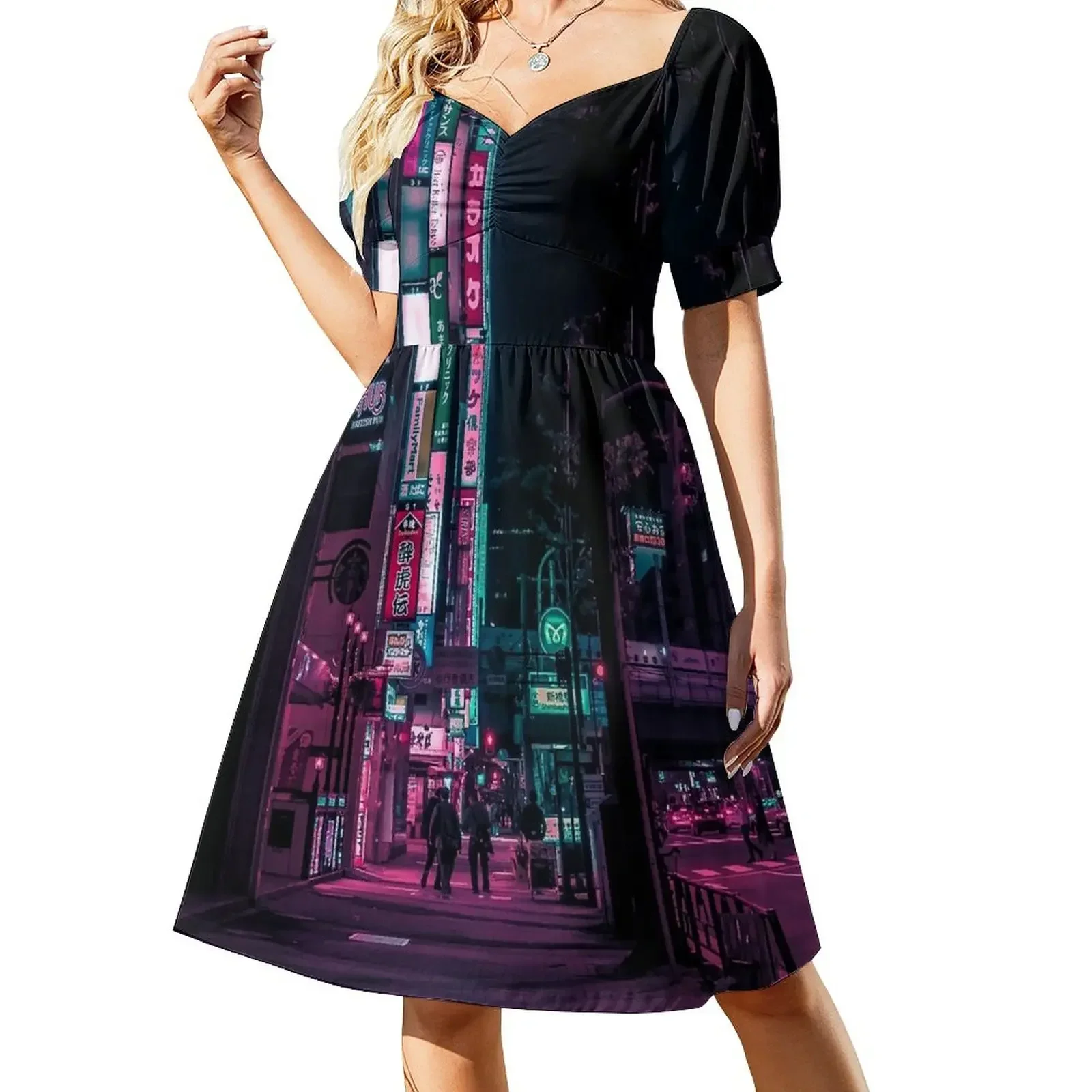 thumbnail image 1 of Vestido de manga corta Find Me In The Future para mujer, vestido de fiesta, 1 of 8