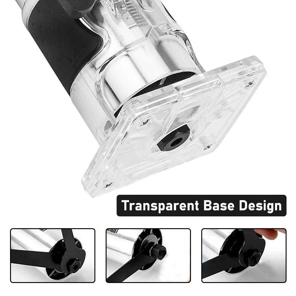 18V Brushless Woodworking Electric Trimmer 5 Speeds Machine Wood Router Engraving Slotting For BL1830 1840 1850 1860 Batteries