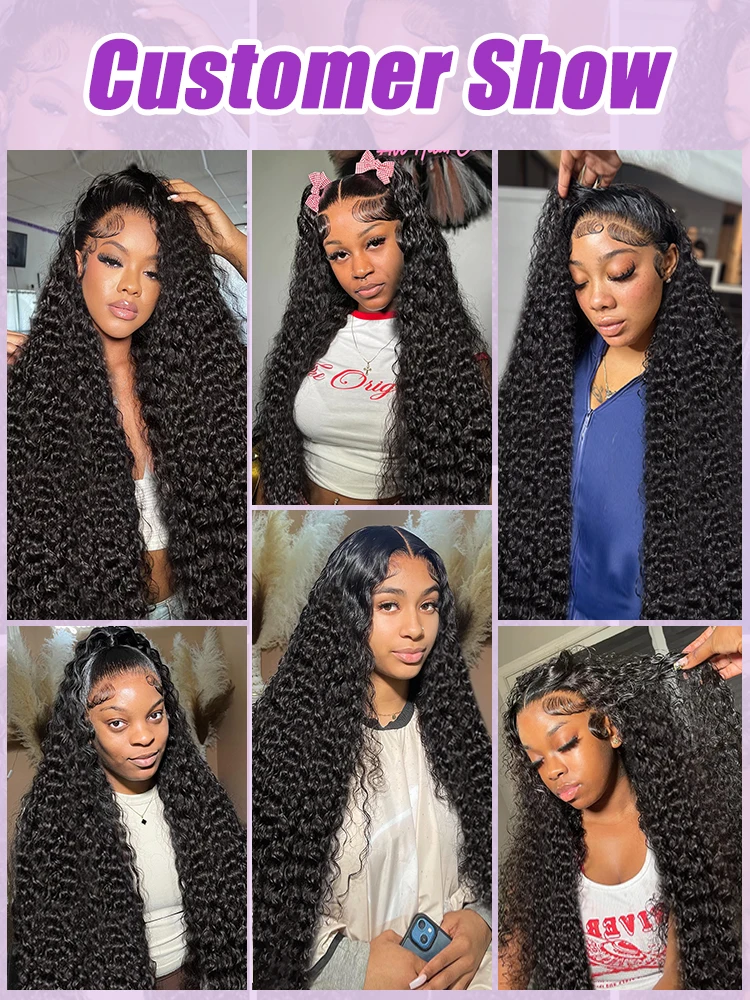human hair extensions 30 40 Inches 3 4 5 Bundles Curly Loose Deep Wave Raw Human Hair Weave Double Weft Bundle Brazilian Remy Hair Extensions