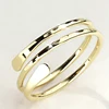 Bague Huitan moderne multi-couches pour femme, couleur or, bijou délicat et élégant pour soirée, accessoire de doigt tendance et raffiné