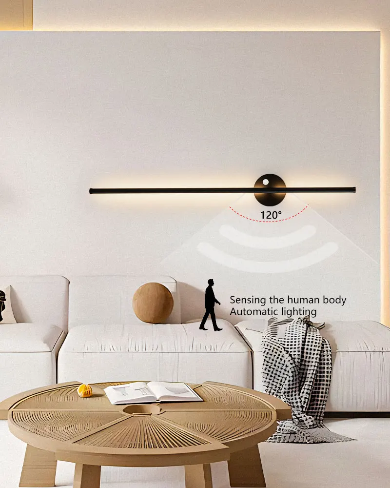 Description Picture 6 of itemIndoor PIR Motion Human Sensor LED Wall Lamps for Corridor Foyer Induction LED Wall Lights Wall Sconce for Bedroom AC85-265V