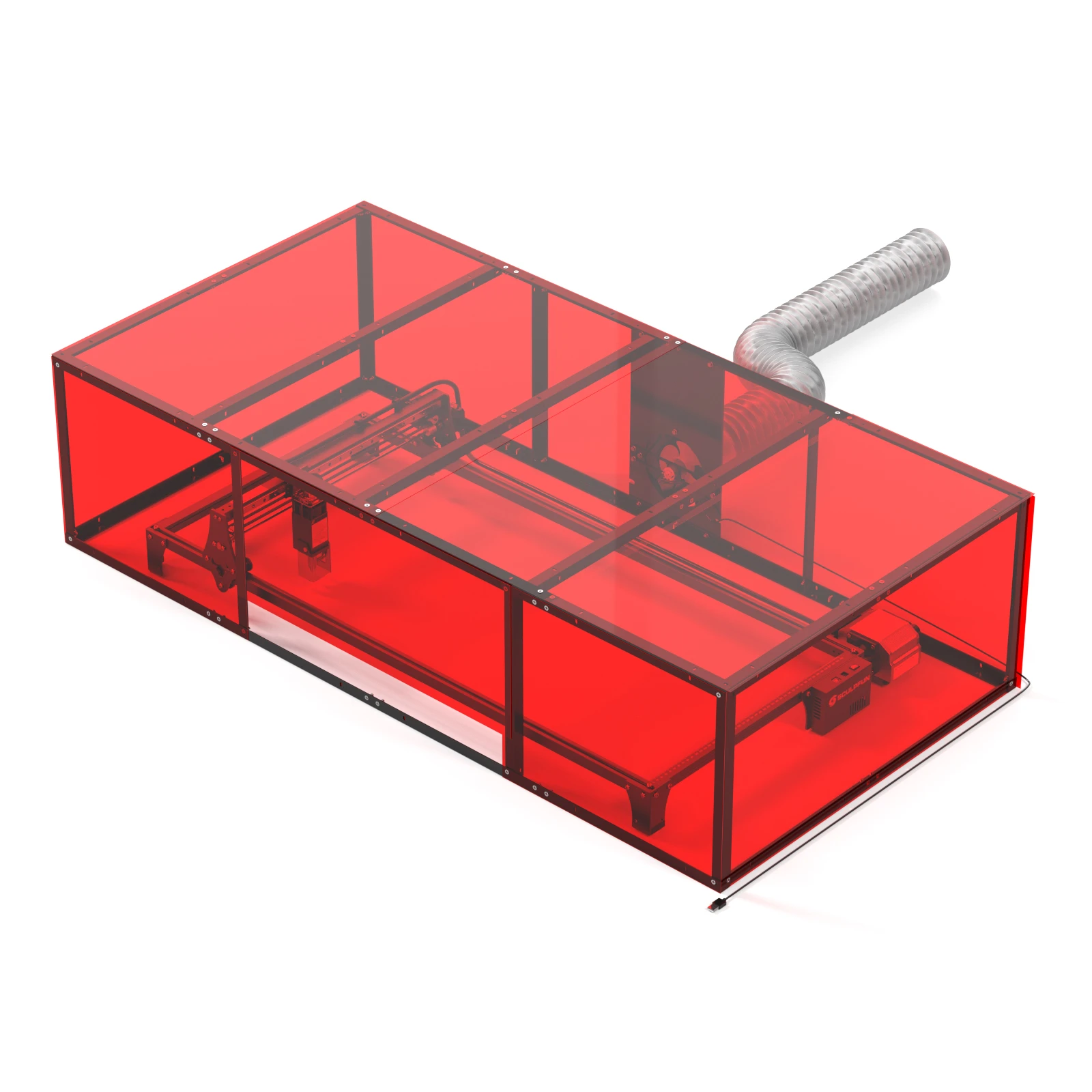 Sculpfun S9 Exclude Smoke Box 1440x720x360mm Dustproof Smoke Exhaust