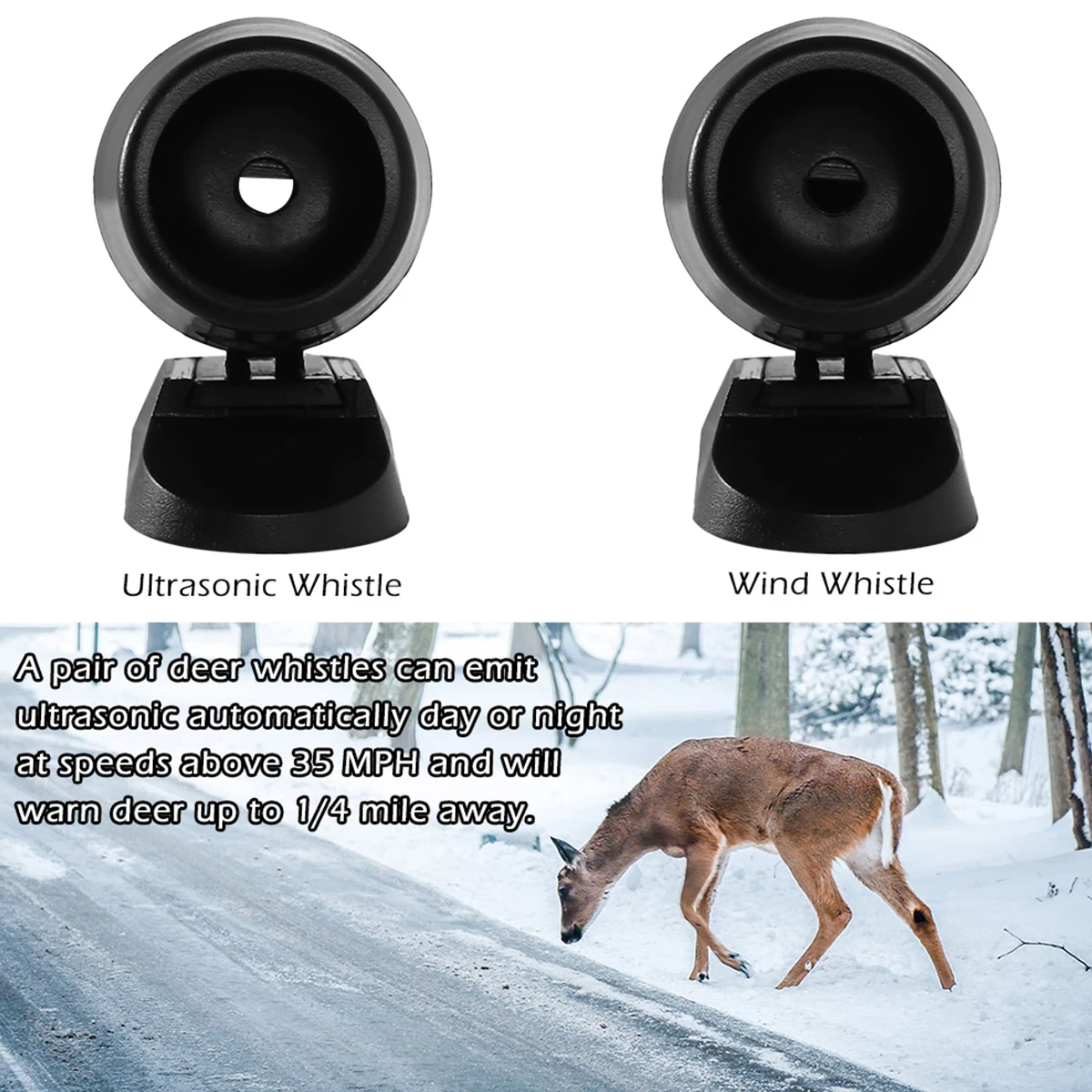 ABS Deer Warning Whistles for Car Anti Collision