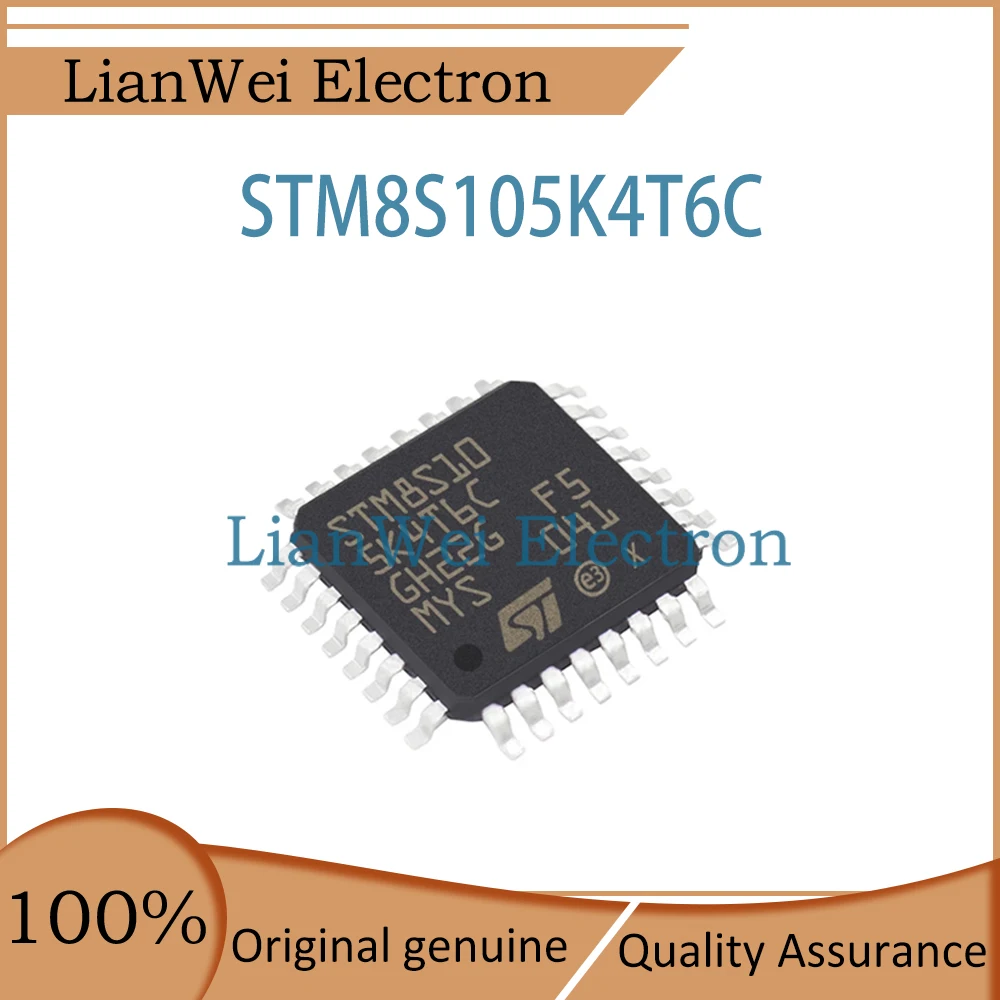 

STM8S105K4T6C STM8S105K4T6 STM8S105 IC MCU Chipset LQFP-32
