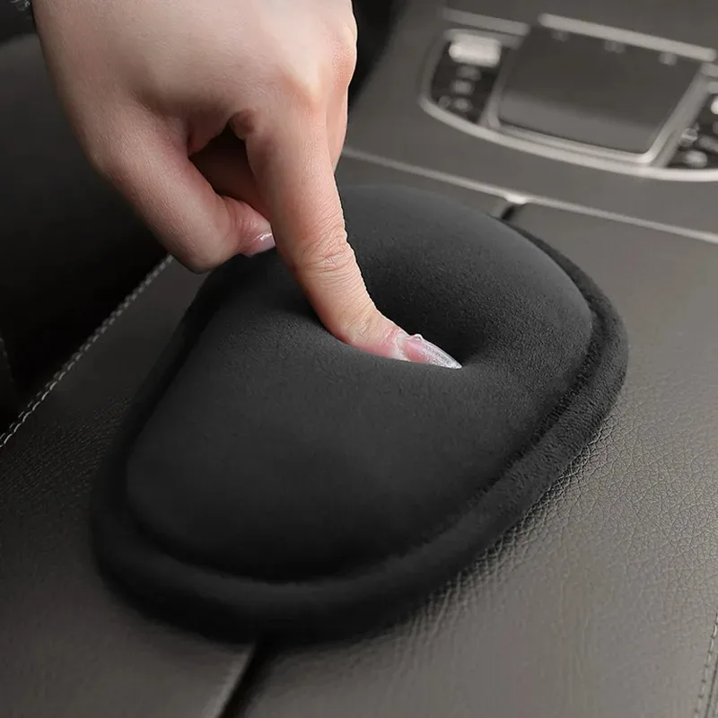 Car Plush Knee Pad Armrest Pad & Center Console Cushion Knee & Elbow for Driving Comfort Interior Protection Leg Protector Mat