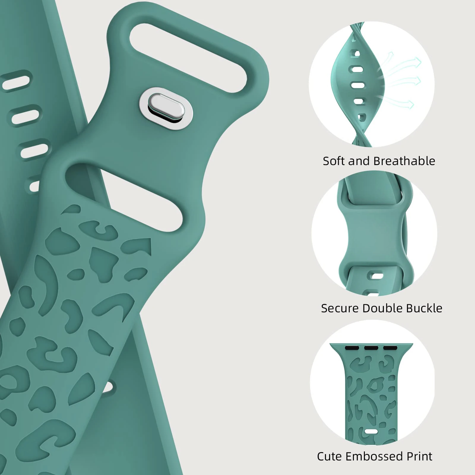 Фото Ремешок силиконовый для Apple Watch Band 44 мм 40 мм 45 мм 49 мм 41 мм 38 мм 42 мм №4