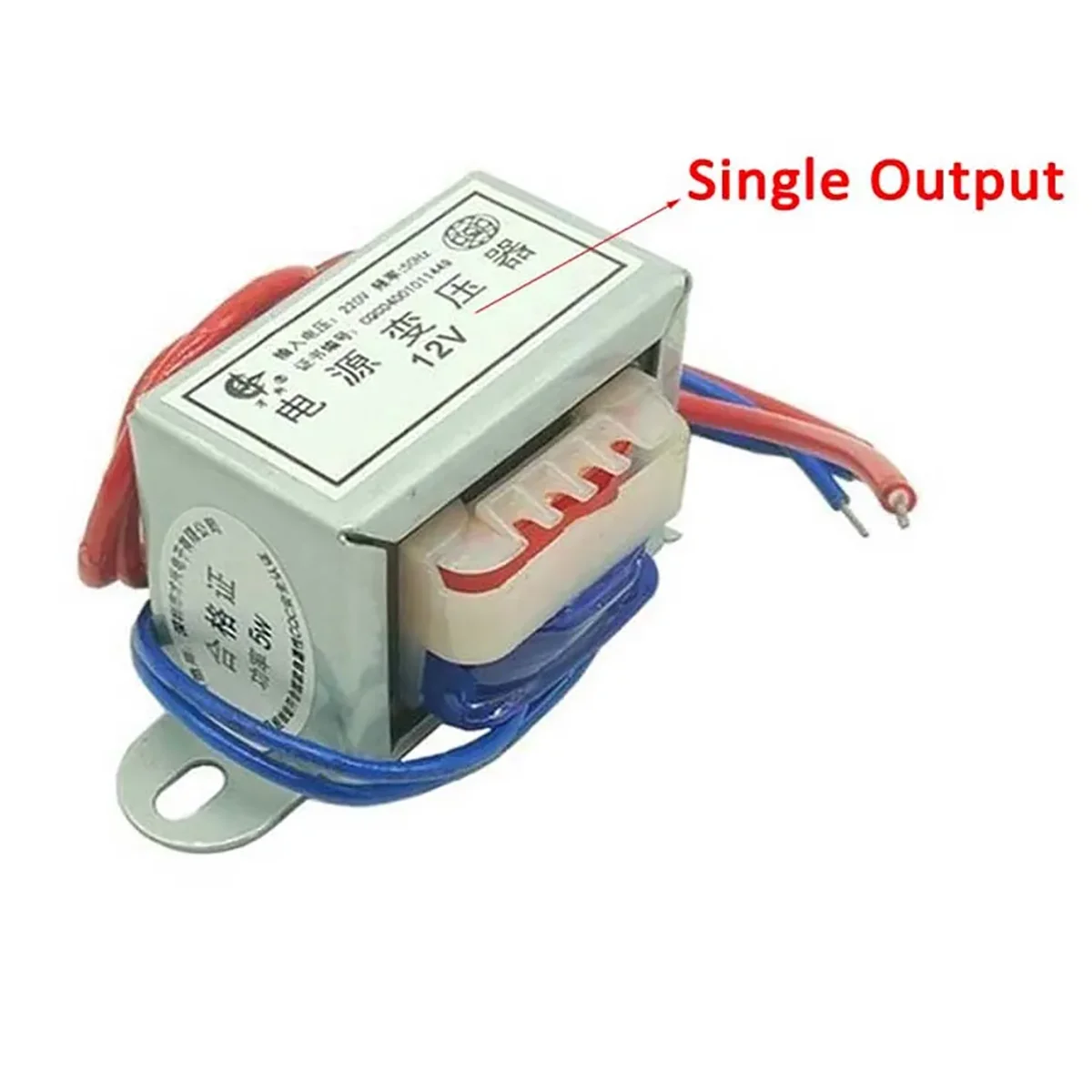 EI41 5W Transformer Input 220V to Single Output 36V 48V 110V 220V Dual Output 6V-0-6V 7.5V-0-7.5V 9V-0-9V 12V-0-12V 15V-0-15V
