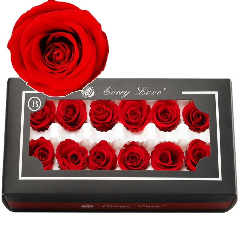 ImmortalRose34cmbGradeRoseWeddingDecorationDIYFlowerMaterial