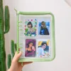 SKYSONIC A5 Zipper Binder Collect Book Refill Organizer DIY Journal Dairy Transparent Photo Album Organizer Stationery Supplies 5