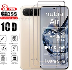 Premium Tempered Glass Screen Protector Film - 3 Pack for Tempered glass (ZTE Nubia Air)