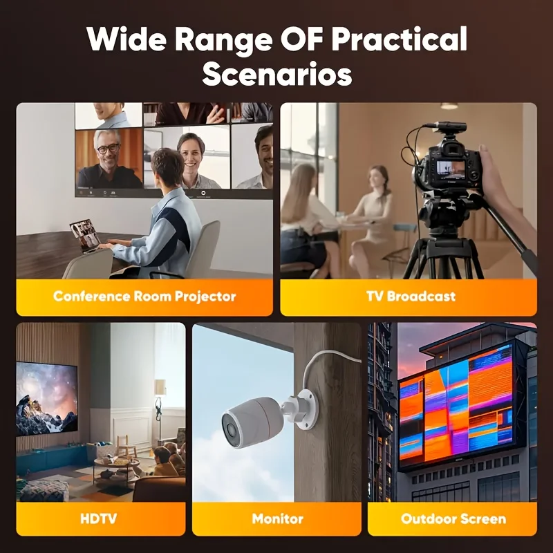 Ultra-High-Definition 4K HDMI Cable with 18Gbps High-Speed and HDR Support