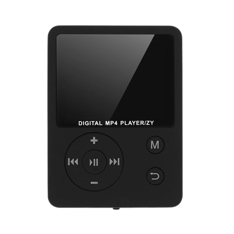 Mini MP3/MP4 Player Bluetooth Digital Display Screen Walkman Memory TF Cards Radio Build-in Speaker Music Player