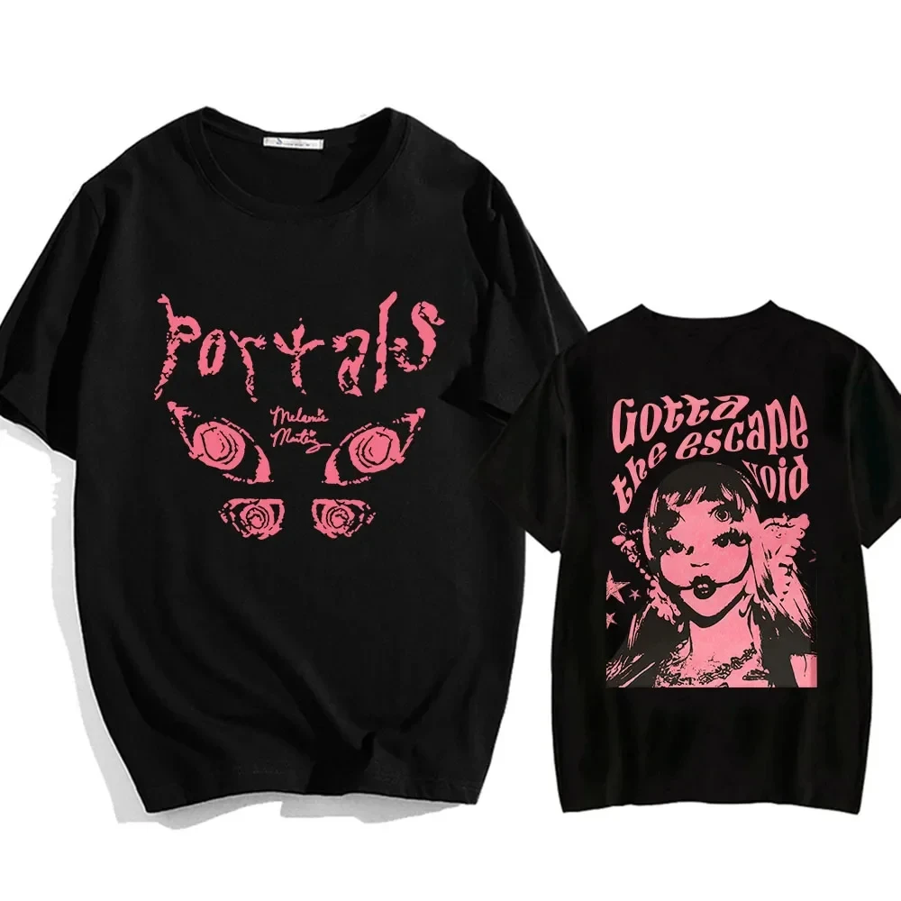 

Melanie Martinez Portals Tour Men Clothing Spring and Summer T-shirt Retro Anime Printed Tees Couples Tops Aesthetic 65391