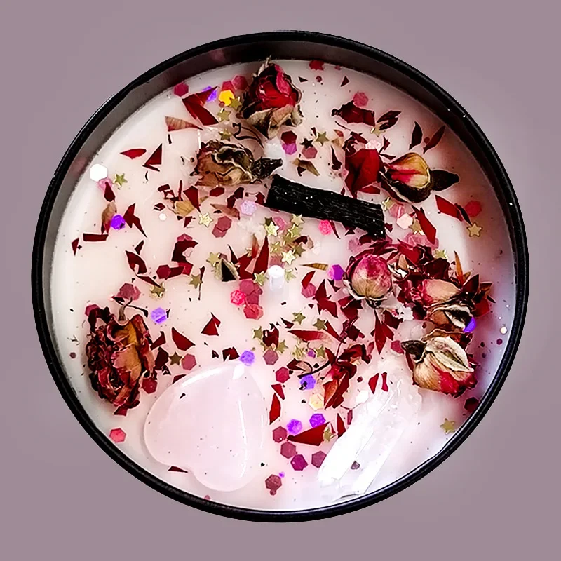 Crystal Wax Aromatherapy Candle for Home Decor