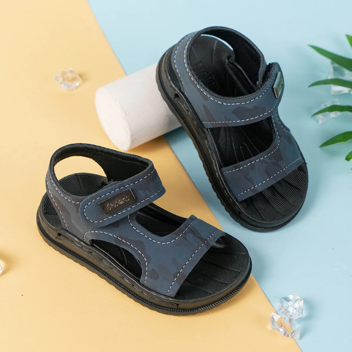 Summer New Boys Shoe Anti Slip Childrens Shoe Soft Soled Sandal Versatile Casual Shoes Comfort Baby Beach Shoes Simple Kid