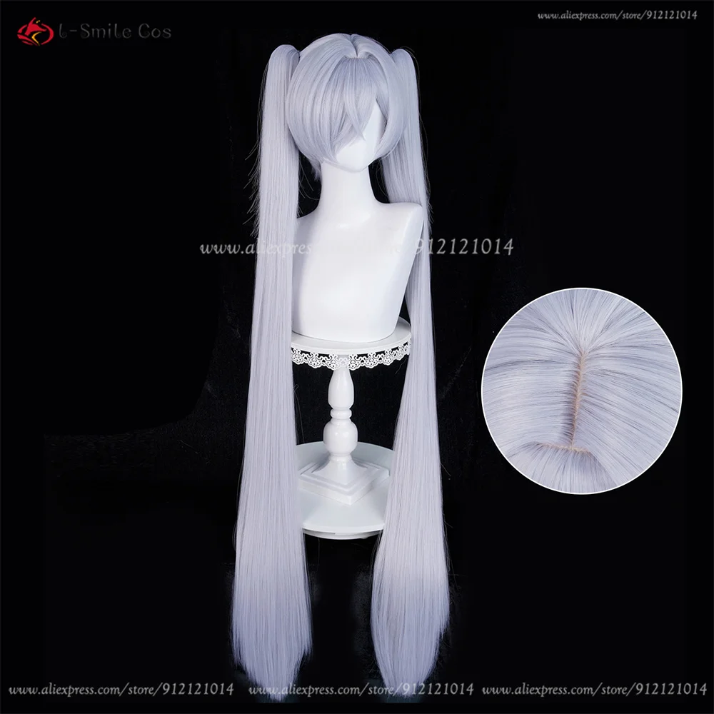 110cm Nikke Cinderella Cosplay Perücke Silber Lila Synthetik Hitzebeständig Anime Halloween 16 110cm Nikke Cinderella Cosplay Perücke Silber Lila Synthetik Hitzebeständig Anime Halloween 5