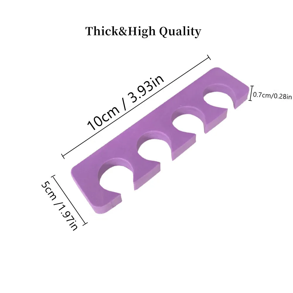 1/10/100 Pairs Toe Separators Pedicure Nail Art Sponge Finger Separator Foots Divider for Manicure UV Nails Gel Polish Tools