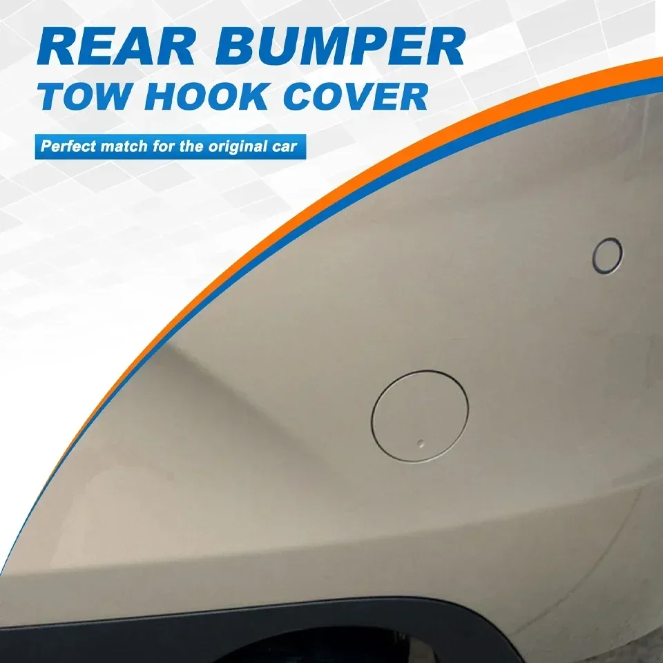 Car Accessories Rear Bumper Tow Hook Eye Cover Cap for Opel Insignia Buick Regal 2014 2015 Towing Hauling Trailer Lid car tow hook cover