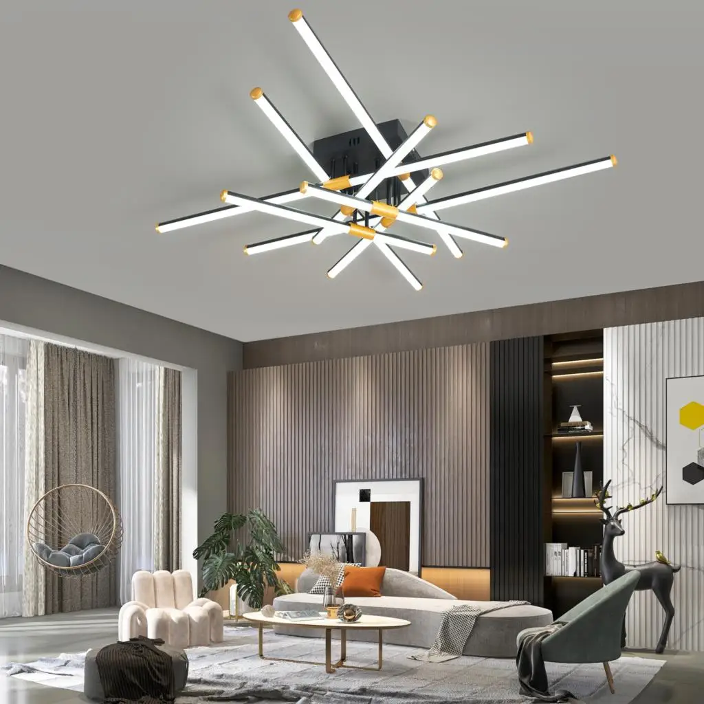 

Smart Bluetooth Modern Led Ceiling Lights For Living Room decoration Bed room Ceiling Lamp Compatible with Alexa Google Home