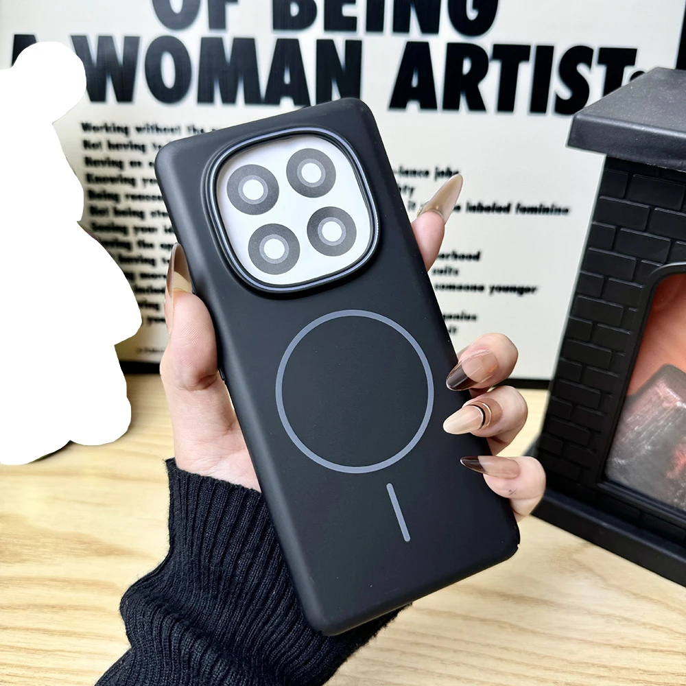 Luxury PC Matte Magnetic Shockproof Hard Phone Case - Ultrathin Design