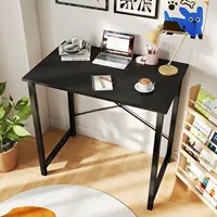32 Inch Modern Simple Style Wood Black Computer Desk for Home Office Study Writing Work Table 2