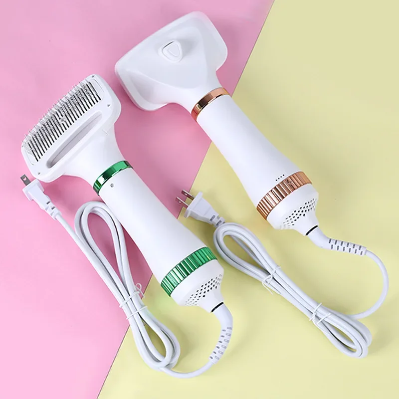 Cross-border Pet Hair Removal Brush One-click Ejection Massage Pet Hair Dryer Cat Dog Removal Brush Drying Machine