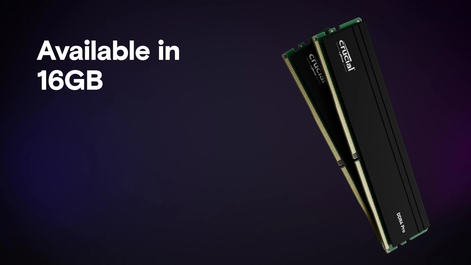Crucial Pro RAM 32GB Kit (2x16GB) DDR4 3200MHz Desktop