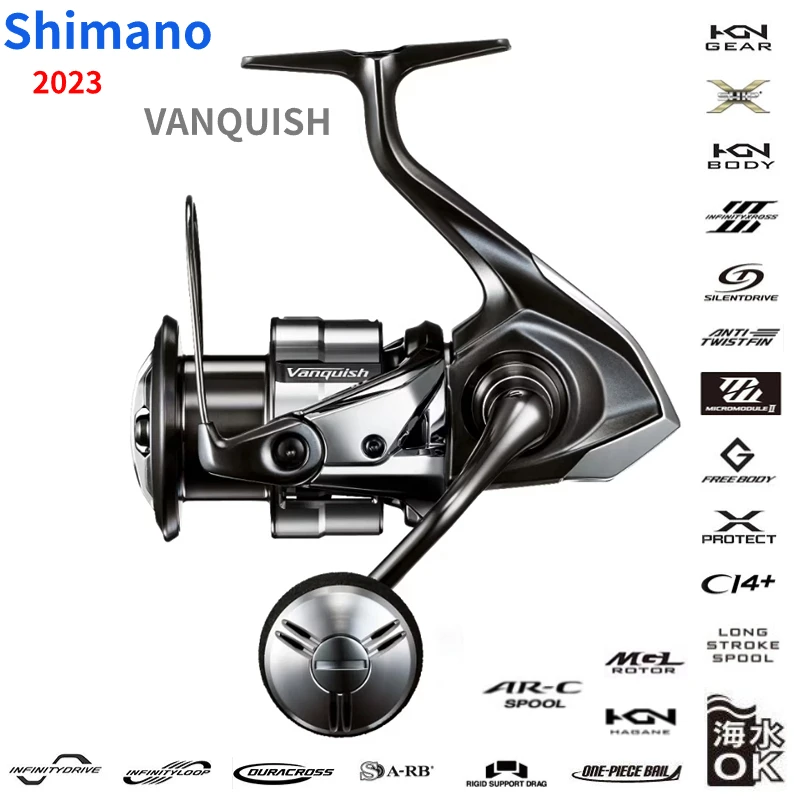 2023 Shimano Vanquish True Lightness Spinning Fishing Reels Saltwater Reel  Fishing Wheel - AliExpress