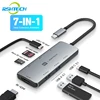 RSHTECH USB C Hub hdmi 4k 120hz 8K HDMI 10Gbps Data Transfer Speed 100W Power Delivery with SD/TF Reader USB-C Docking Station 1