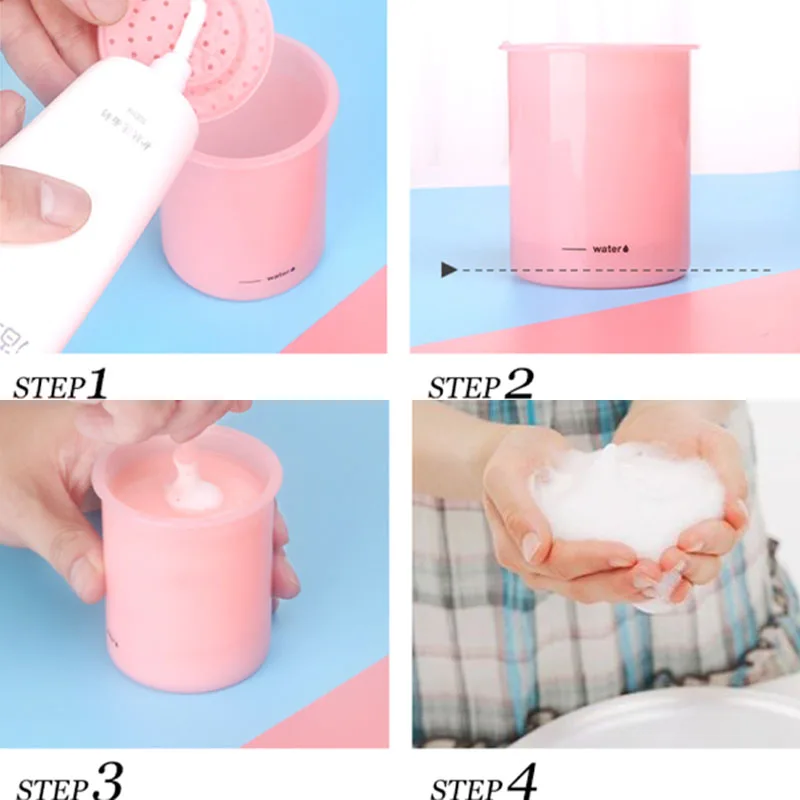 Foaming Clean Tools Reusable Foam Maker Cup Bubble Foamer Maker Bath Shampoo Cleanser Foam Device Face Cleaning Tools shampoo bubble cup