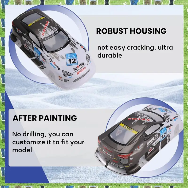 2025-1/10 온로드 RC카 쉘 215X450mm 온로드 드리프트 자동차 바디 도색 PVC 쉘 LF-A 차량 RC카 액세서리, 1/10 온로드용