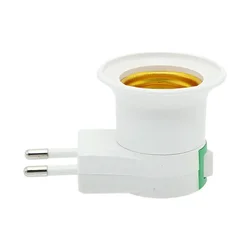 Electronic Mosquito Killer Lamp - LED Light Bulb Trap for Indoor Insect Control (EU Lamp Holder)