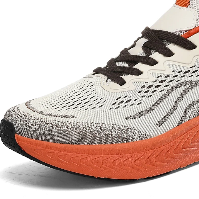 Outdoor Herren Casual Sneakers Minimalistische Barfußschuhe Laufschuhe Leichte Atmungsaktive Zero-Sohlen Breite Zehenbox Wanderschuhe – Detail 6
